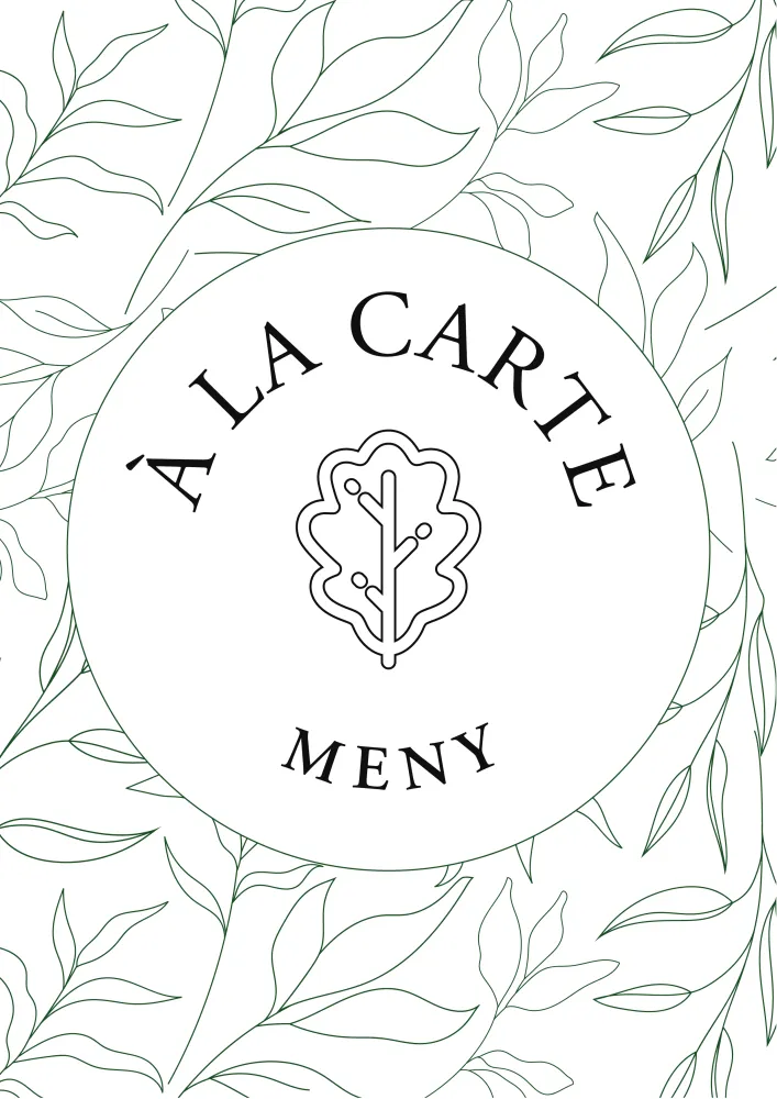 A La Carte Meny