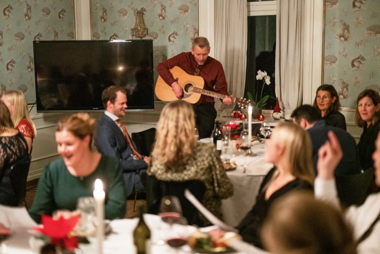 Gitar på Julebord