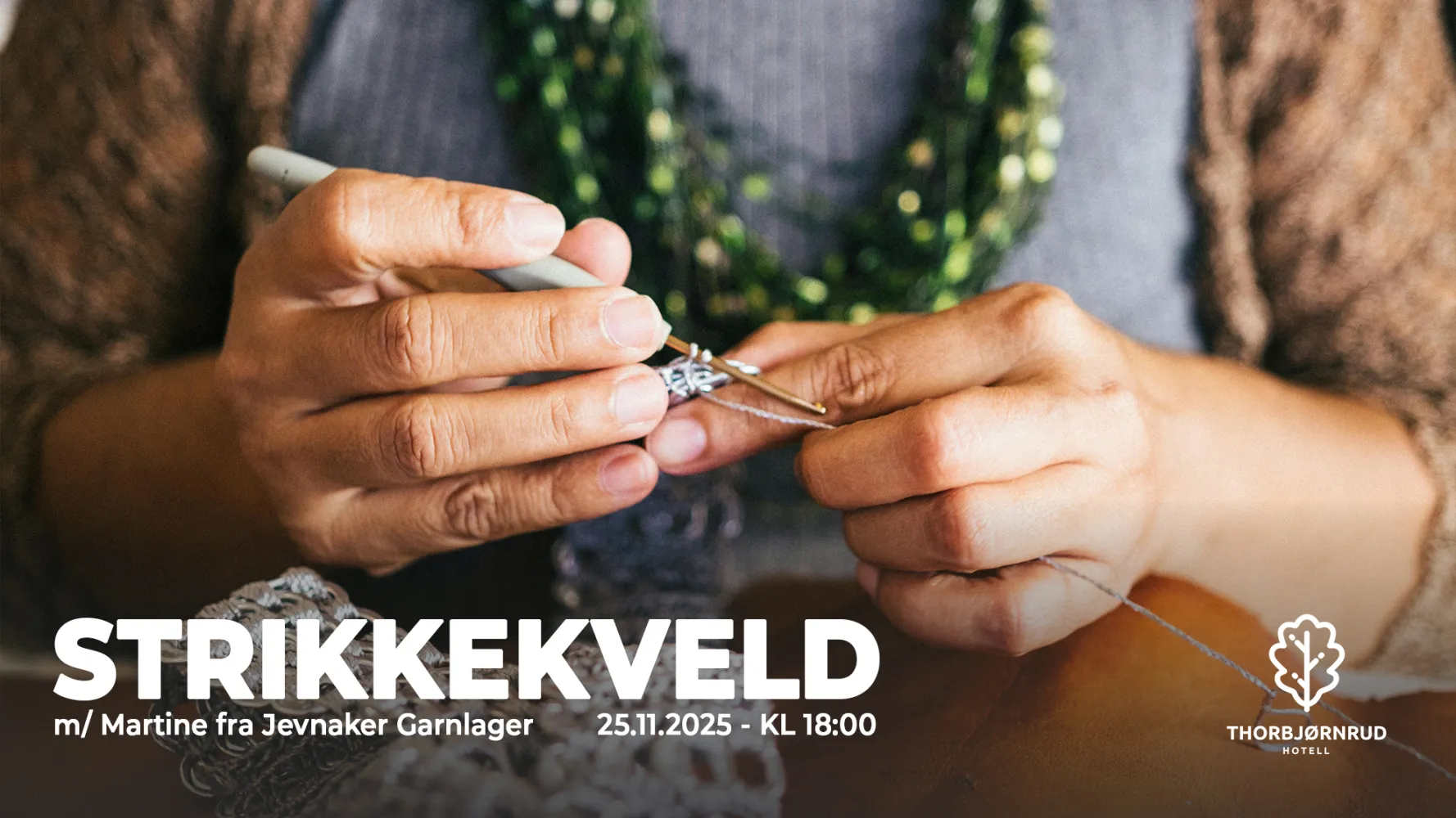 Strikkekveld på Thorbjørnrud, 25 november