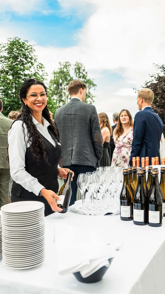 Aperitif under bryllup