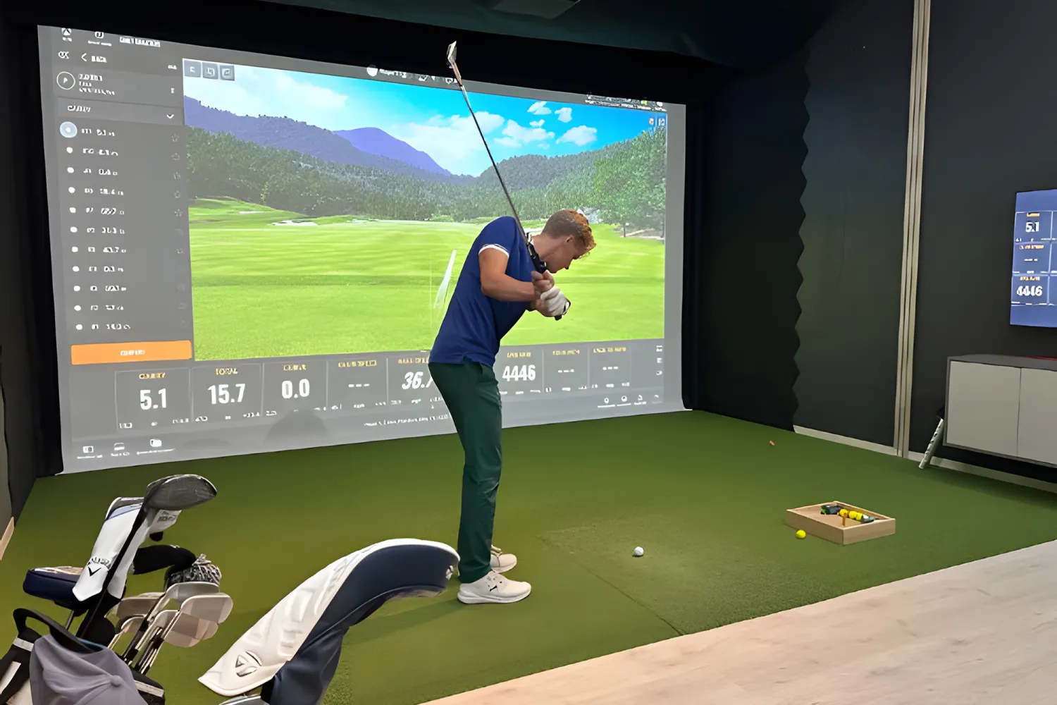 Golfsimulator på Hadeland