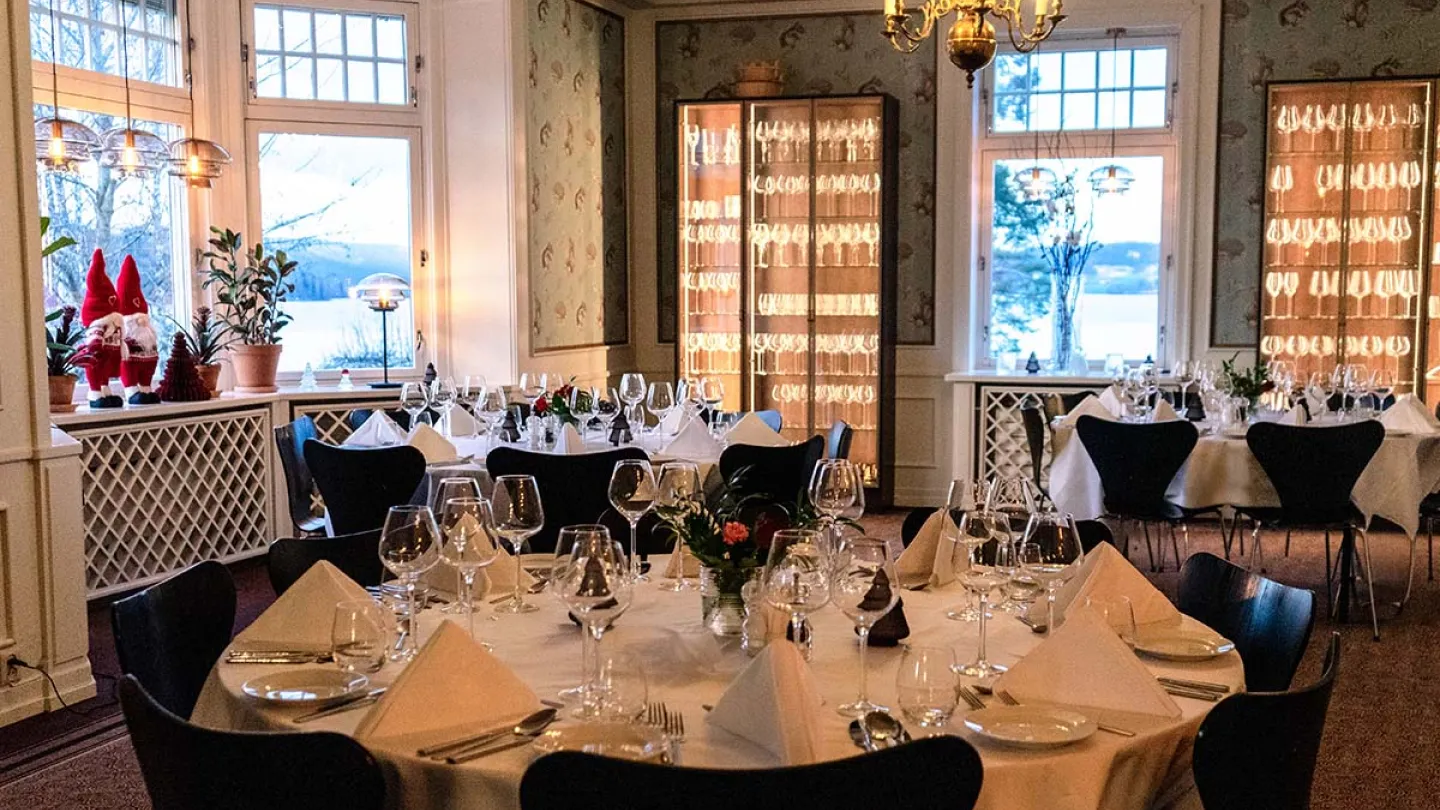 Julebordslokale på Thorbjørnrud Hotell