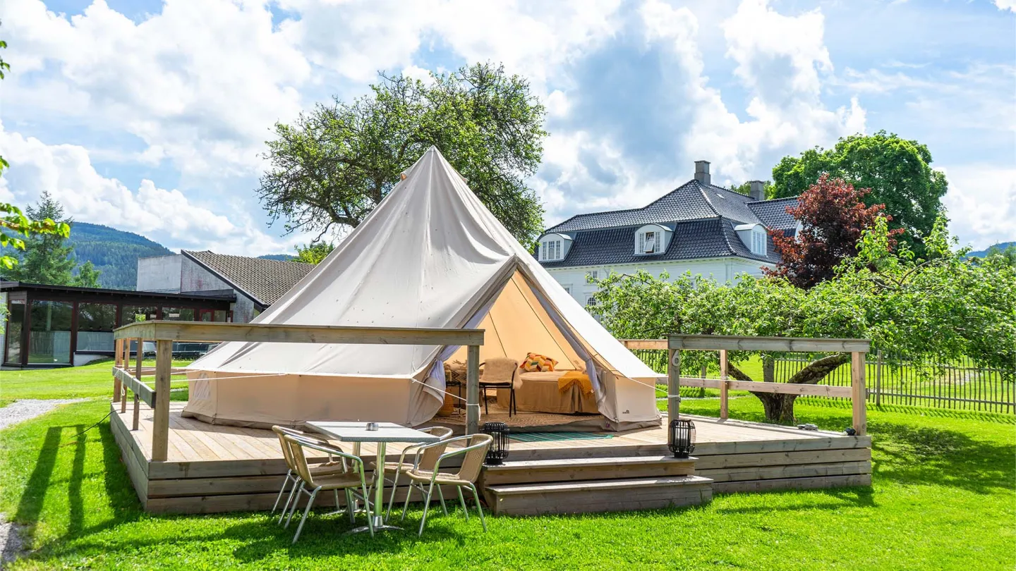 Glampingtelt for 4