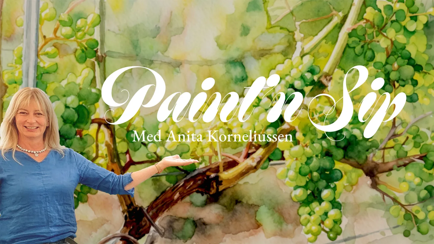 Paint N' Sip med Anita Korneliussen
